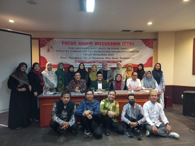 FGD Evaluasi Hasil Audit Mutu Internal FAKULTAS SYARIAH UIN SMH BANTEN